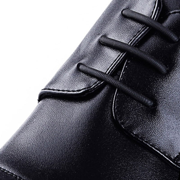 10pcs/Set - No Tie Shoelaces - New Novelty Elastic Silicone Leather Shoe Laces For Men Women - All Fit Business, Casual and Running Shoes