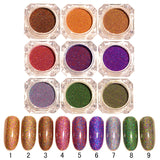 Starry Holographic Laser Nail Glitter Powder 1.5g Holo Dust Manicure Nail Art Glitter Powder