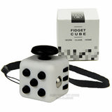 Mini Fidget Cube 11 Colours Desk Finger Toy Keychain Squeeze Fun Stress Reliever Puzzle Magic Cube With Box