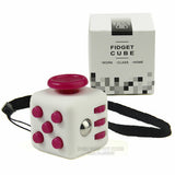 Mini Fidget Cube 11 Colours Desk Finger Toy Keychain Squeeze Fun Stress Reliever Puzzle Magic Cube With Box