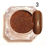 Starry Holographic Laser Nail Glitter Powder 1.5g Holo Dust Manicure Nail Art Glitter Powder