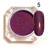 Starry Holographic Laser Nail Glitter Powder 1.5g Holo Dust Manicure Nail Art Glitter Powder