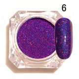 Starry Holographic Laser Nail Glitter Powder 1.5g Holo Dust Manicure Nail Art Glitter Powder