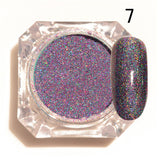 Starry Holographic Laser Nail Glitter Powder 1.5g Holo Dust Manicure Nail Art Glitter Powder