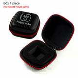 Mini Fidget Cube 11 Colours Desk Finger Toy Keychain Squeeze Fun Stress Reliever Puzzle Magic Cube With Box