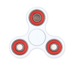 White/Black Hand Spinner Fidget Toy Plastic EDC Hand Spinner For Finger Autism and ADHD Tri-spinner Multiple Colors