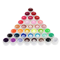 High Quality 36 Piece/Colors Nail Gel  8ml Nail Art Glitter UV Lamp Nail Polish Gel Acrylic Builder Glue Solid Set Long Lasting