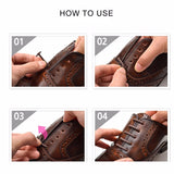 10pcs/Set - No Tie Shoelaces - New Novelty Elastic Silicone Leather Shoe Laces For Men Women - All Fit Business, Casual and Running Shoes
