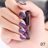Black Starry Sky Holographic Stamping Nail Polish Long Lasting Quickly Dry Nail Lacquer 8 Color Stamp Holo Enamel Paint