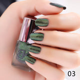 Black Starry Sky Holographic Stamping Nail Polish Long Lasting Quickly Dry Nail Lacquer 8 Color Stamp Holo Enamel Paint