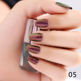 Black Starry Sky Holographic Stamping Nail Polish Long Lasting Quickly Dry Nail Lacquer 8 Color Stamp Holo Enamel Paint