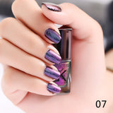 Black Starry Sky Holographic Stamping Nail Polish Long Lasting Quickly Dry Nail Lacquer 8 Color Stamp Holo Enamel Paint
